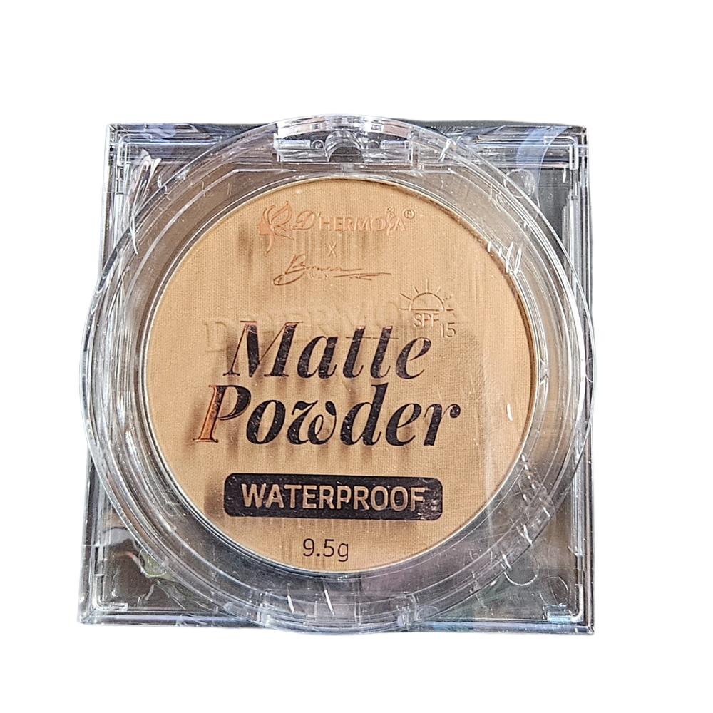 D’Hermosa x Bruna – Polvo Compacto Mate Waterproof (9,5 g)