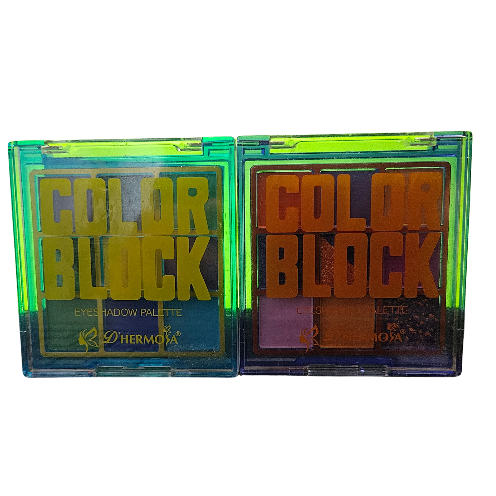 D’Hermosa Color Block Eyeshadow Palette – Paleta de 9 Sombras